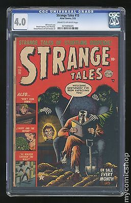 Strange Tales 19511976 1st Series 15 CGC 40 0270806005