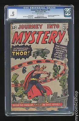 Thor 19621996 1st Series Journey Into Mystery 83 CGC 05 0265494002