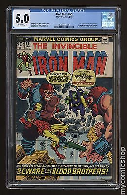 Iron Man 1968 1st Series 55 CGC 50 0293337008