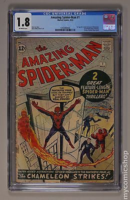 Amazing SpiderMan 1963 1st Series 1 CGC 18 1355993003