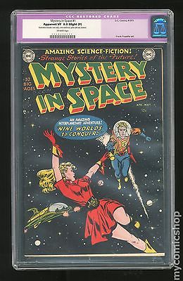 Mystery in Space 1951 1st Series 1 CGC 80 RESTORED 0028209005