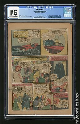Batman 1940 1 CGC PG 21st Page Only 1355941001