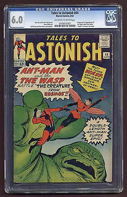 Tales to Astonish 44 CGC 60 FN Unrestored Marvel AntMan 1st Wasp OWW Pages