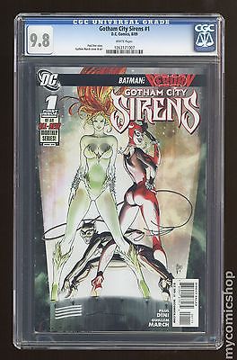 Gotham City Sirens 2009 1A CGC 98 1263171007