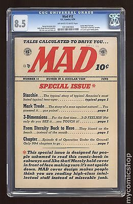 Mad 1952 Comic 123 12 CGC 85 1213387003