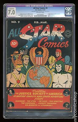 All Star Comics 19401978 9 CGC 70 CONSERVED 1201628007