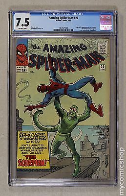 Amazing SpiderMan 1963 1st Series 20 CGC 75 1463121003