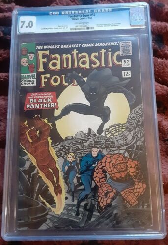 Fantastic Four 52 CGC 70 1st Appearance  appearance Black Panther 1966