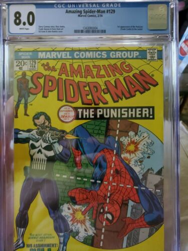 The Amazing SpiderMan 129 Cgc 80 Everyones grail