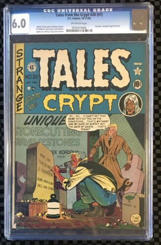Tales From The Crypt 20 1 CGC 60 1st Issue Precode Horror EC Comics 1950