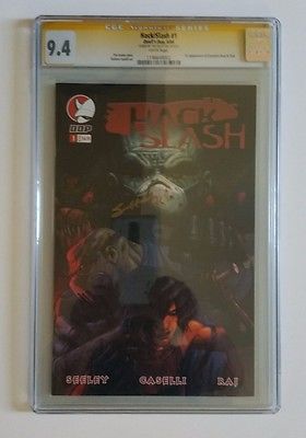 Hack Slash 1 One Shot 2004 CGC 94 1st App Cassie Hack Signed by Tim Seeley