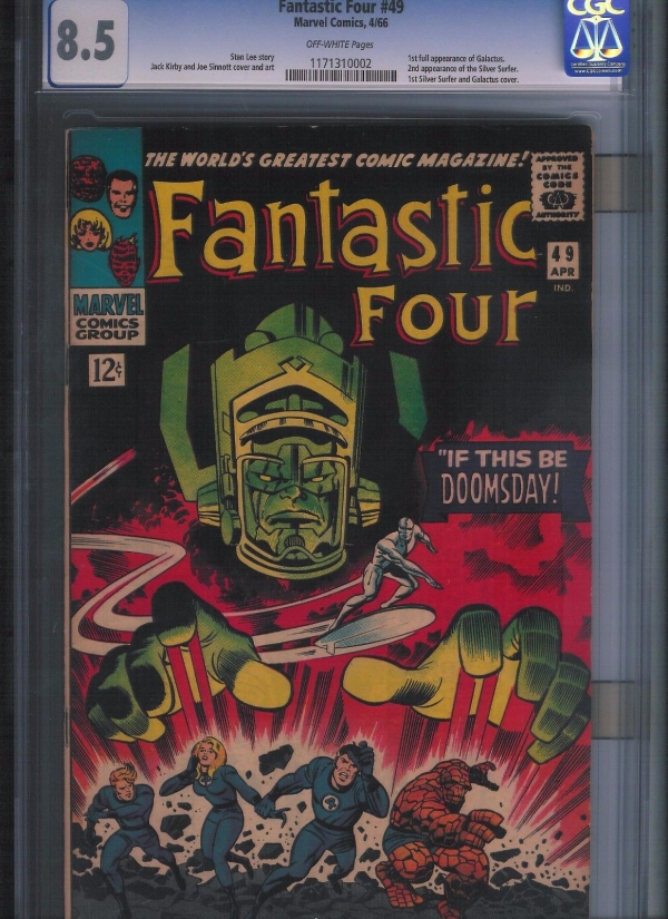Fantastic Four  49 CGC 85 Off White Pages UnRestored