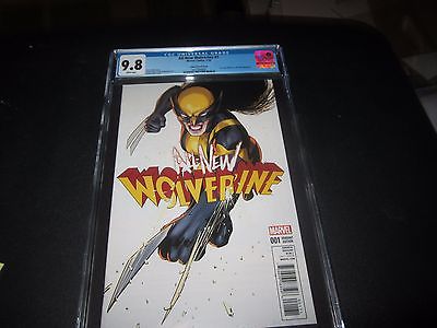 CGC 98 ALLNEW WOLVERINE 1 DAVID LOPEZ VARIANT 1ST LAURA KINNEY WOLVERINE