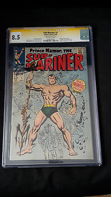 SubMariner 1  Marvel Comics  May 1968  CGC 85 Stan Lee Signature Series