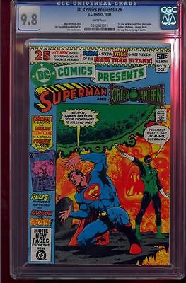 DC Comics Presents 26 cgc 98 1st New Teen Titans Raven Cyborg Starfire