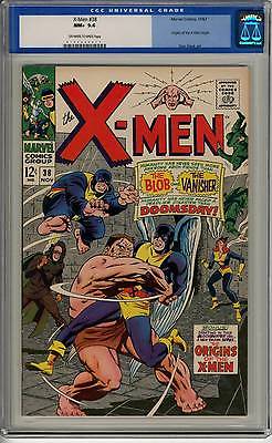 XMEN 38 original 1963 CGC 96 OWWHITE origins begin SILVER AGE