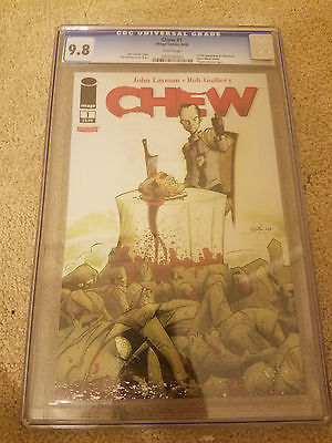 CHEW 1 1ST PRINTING CGC GRADED 98 1001342003 NOT CBCS