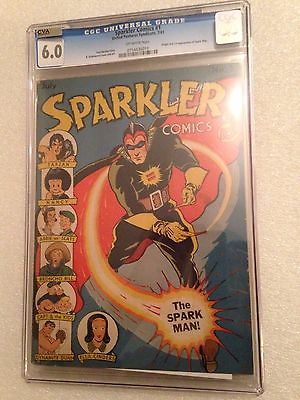 CGC 60SPARKLER COMICS 1 see ALL my ITEMS 1ST APPORIGIN 1941 SUPERHERO