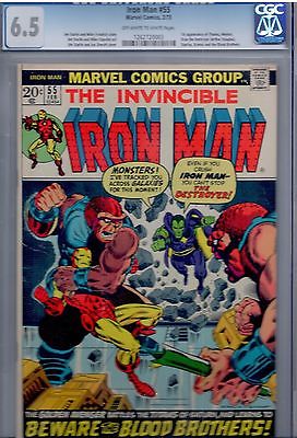 IRON MAN 55  1st THANOS  1st DRAX     CGC 65    AVENGERS INFINITY WAR  Hot