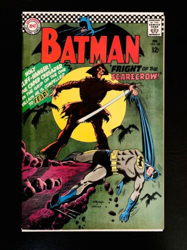 Batman 189 NMUnread 1st Silver Age Scarecrow CGC Ready White Pages SCARCE