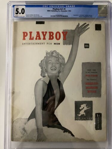 Marilyn Monroe Playboy 1953 Orignal CGC 50 