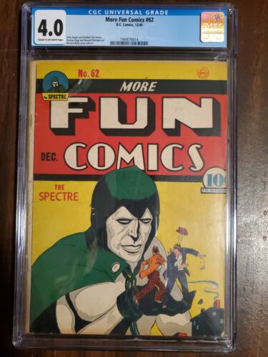 More FUN COMICS 62 CGC 40