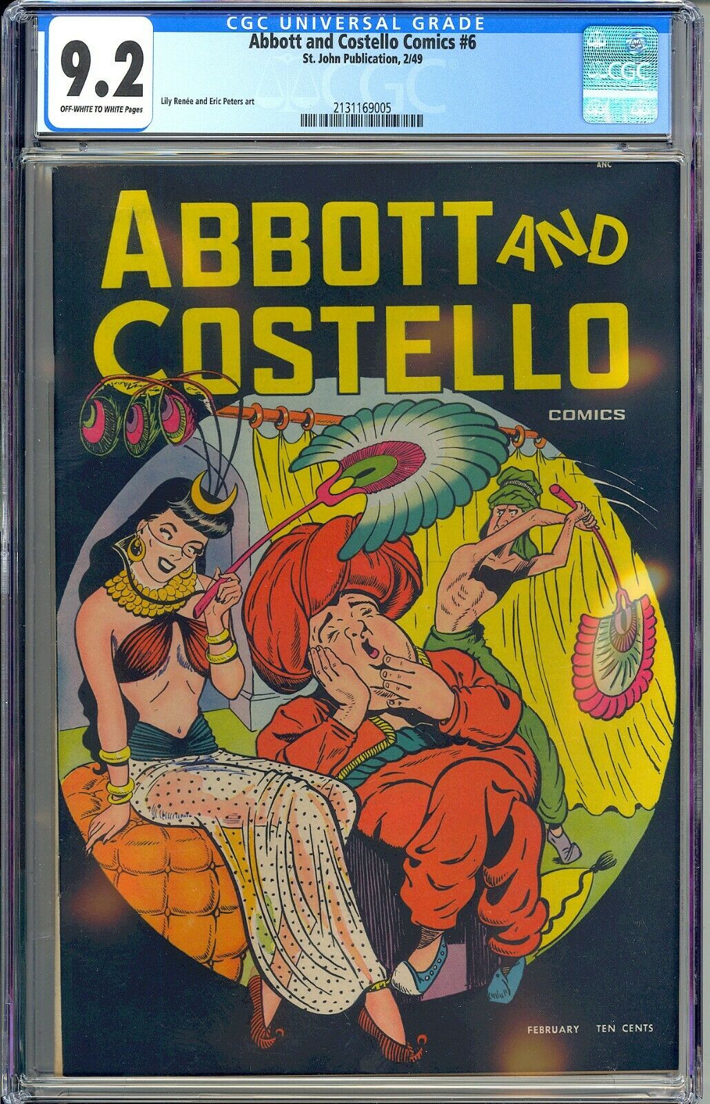 Abbott and Costello Comics 6 Highest Graded Copy Good Girl St John 1949 CGC 92