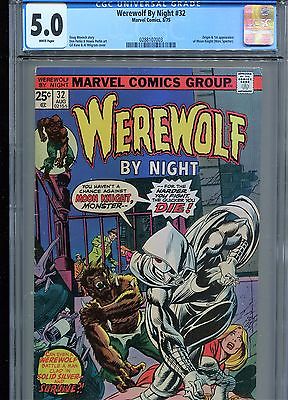 Werewolf by Night 32 Aug 1975 Marvel 1st Moon Knight CGC50 HOT BOOK 