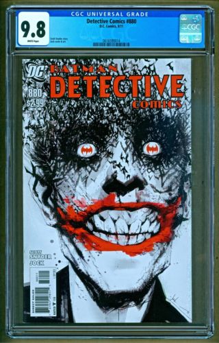 Detective Comics 880 2011 DC Comics Jock Joker Cover CGC 98 NO RESERVE