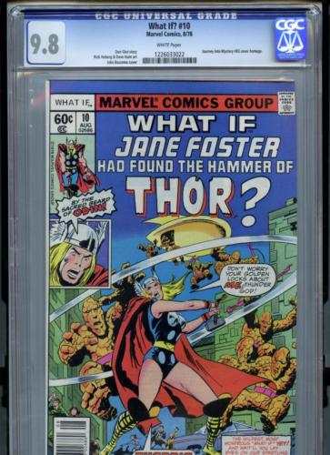 What if 10 1978 Marvel CGC 98 White Pages Jane Foster Becomes Thor