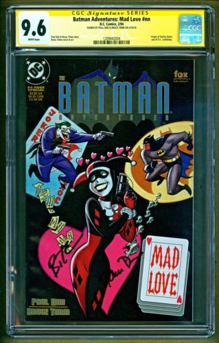 Batman Adventures Mad Love nn 1994 DC SIGNED Paul Dini Bruce Timm SS CGC 96