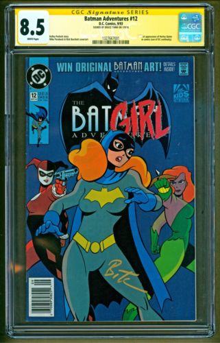 Batman Adventures 12 1993 DC 1st app Harley Quinn Signed Bruce Timm CGC 85