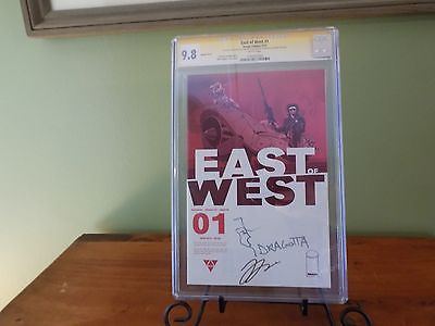 East Of West  1 Retailer RRP Variant CGC 98 SS x 2  Sketch  The next Saga 