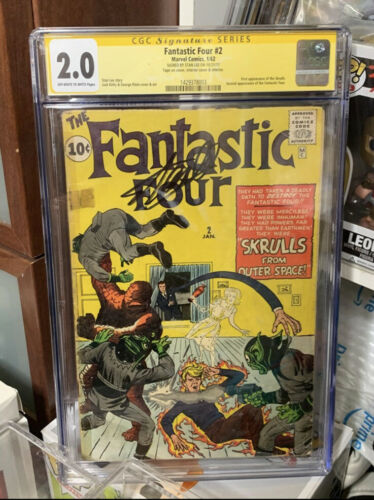 The Fantastic Four 2 20 CGC Comic Stan Lee Signed