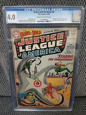 The Brave and the Bold 28 CGC 40VG 1st App of Justice League