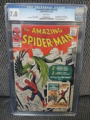 Amazing SpiderMan 2 CGC 70Fine to VF 1st App Vulture