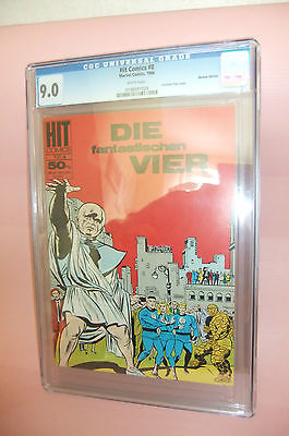 CGC 90 VFNM FANTASTIC FOUR  48 GERMAN EURO VARIANT SILVER SURFER YOP 1967