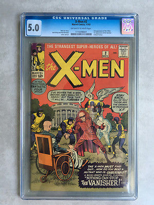 XMen 2 CGC 50 2nd XMen 1st Vanisher