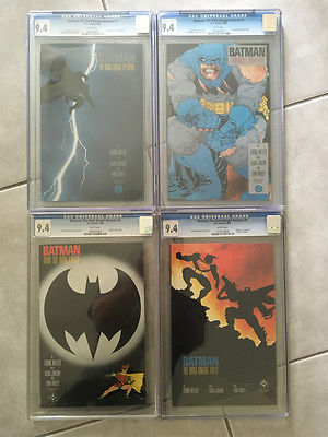 Dark Knight Returns 1 2 3 4 Complete Set CGC 94 WHITE Batman vs Superman