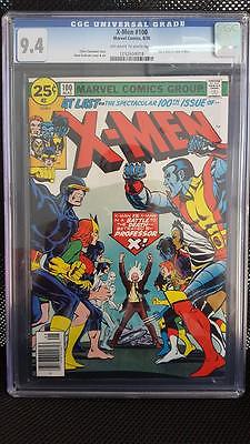 Xmen 100 CGC 94 1976 Old vs New Team KEY