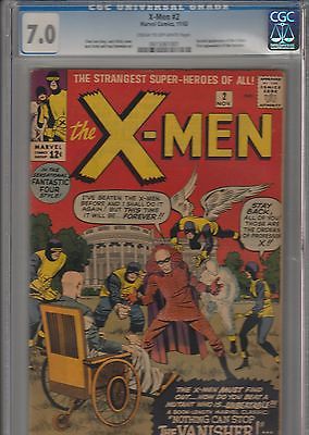 Silver Age The Xmen 1963 2 cgc 70