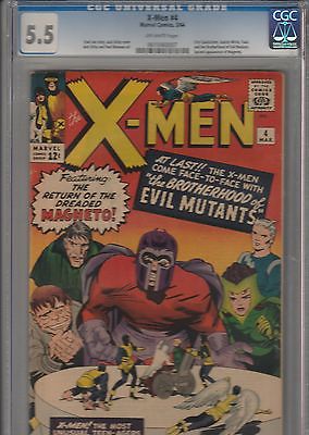 The Xmen 4 1963 cgc 55