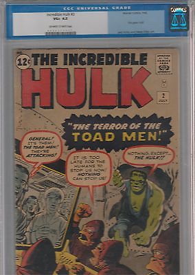 Hulk 2 1963 cgc 45