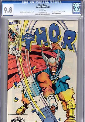 Thor 337 1st Appearance of Beta Ray Bill 1983 CGC 98 White Pages