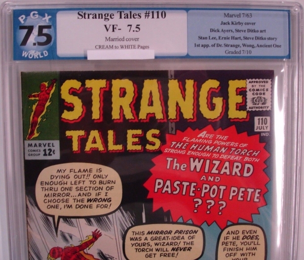 STRANGE TALES 110 PGX 75JUL 1963 MARVEL1ST APP OF DR STRANGENOT CGC