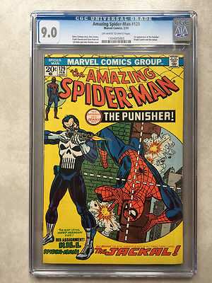 Amazing SpiderMan 129 CGC 90 1st Punisher