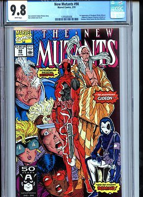 New Mutants 98 CGC 98 First Deadpool Gideon Copycat