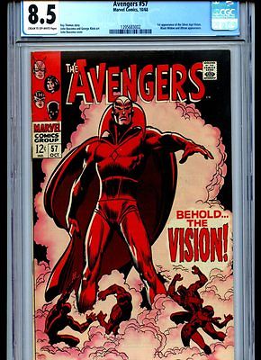 Avengers 57 CGC 85 1st Silverage Vision