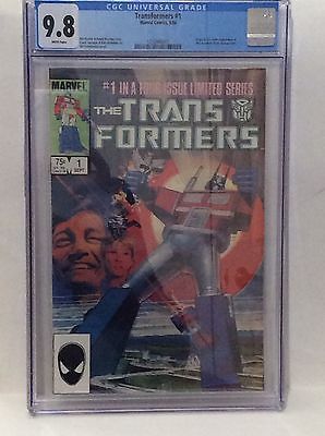 TRANSFORMERS 1 CGC 98 WHITE PAGES 