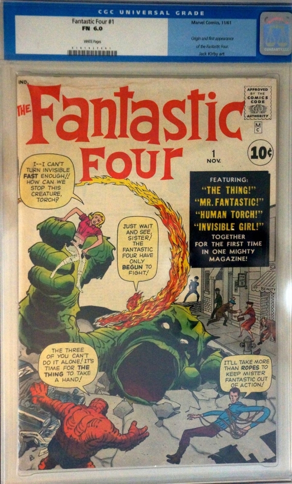 Fantastic Four 1 Nov 1961 Marvel CGC 60 Unrestored Original Silver Age